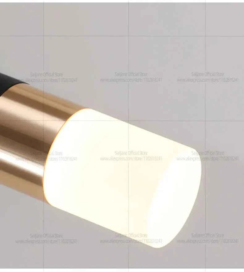 Modern LED Long Pendent Lamp Hanging Bedroom Bedhead pendant Light Suitable For Restaurant Bar Counter Decoration Chandelier