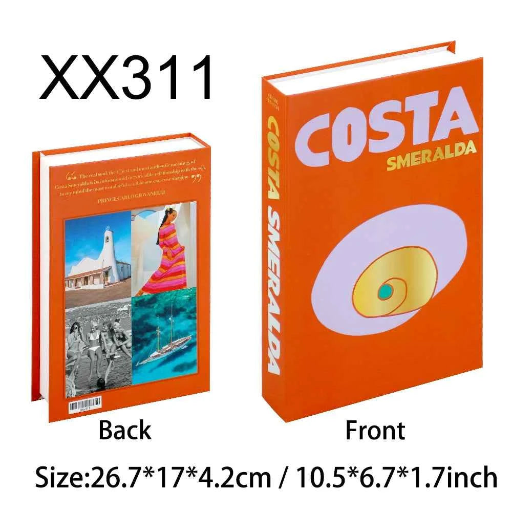 Living Room Decoration Fake Book Home Hotel Decorative Books Bookcase Prop Books Shelf Ornaments Coffee Table Books Box