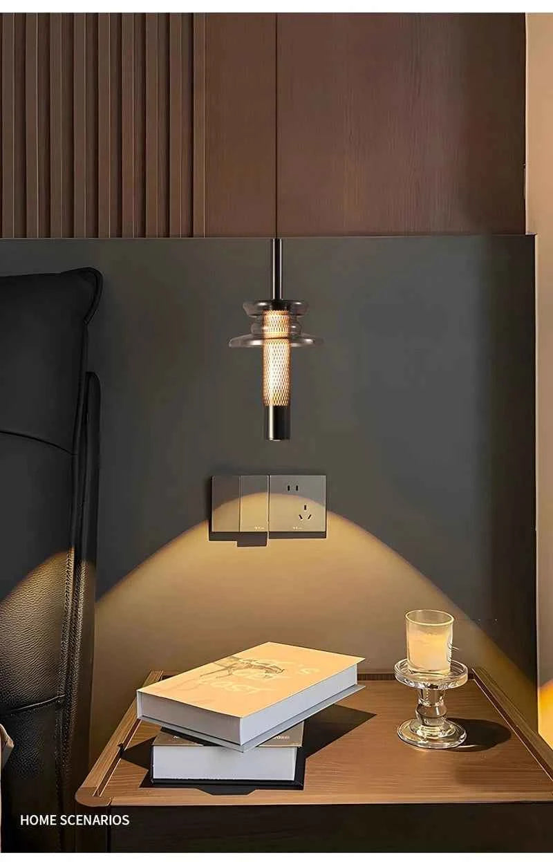 Minimalist LED Suspended Pendant Lamps for Dinning Room Kitchen Adjustable line Chandelier Lighting Fixtures for Restaurant