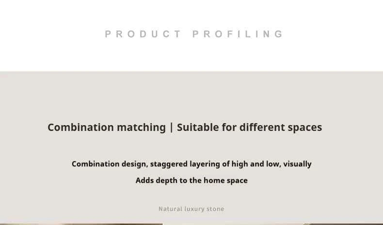 "Luxury Natural Stone Coffee Table - Italian Designer Marble Tea Table, Artistic Freeform Shape for Modern Living Room"