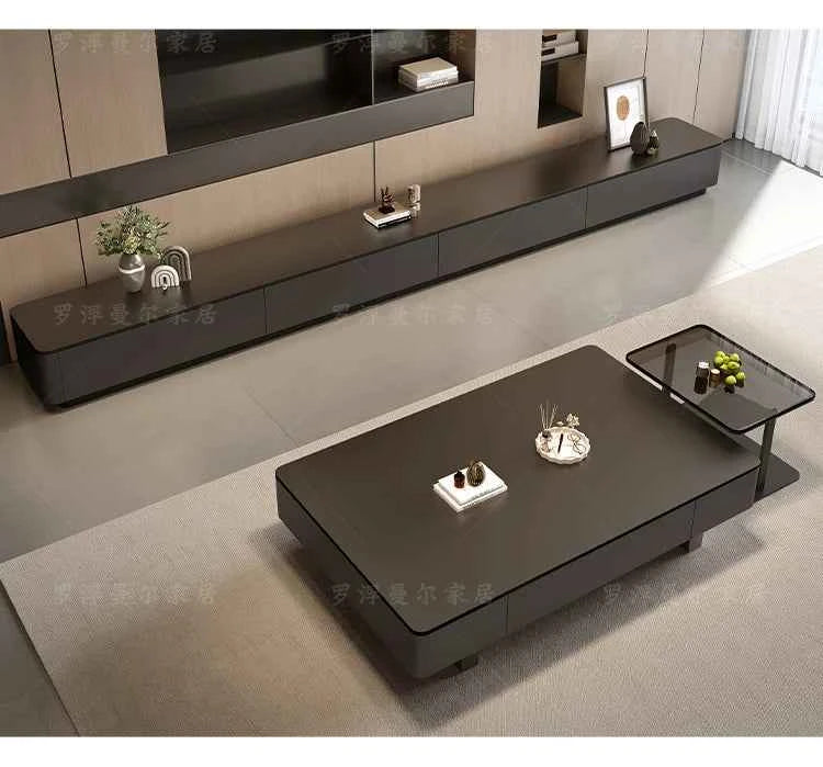 Unique Creative Coffee Table Living Room Service Writing Aesthetic Decoration Side Table Modern Couchtisch Ornaments Home Decor