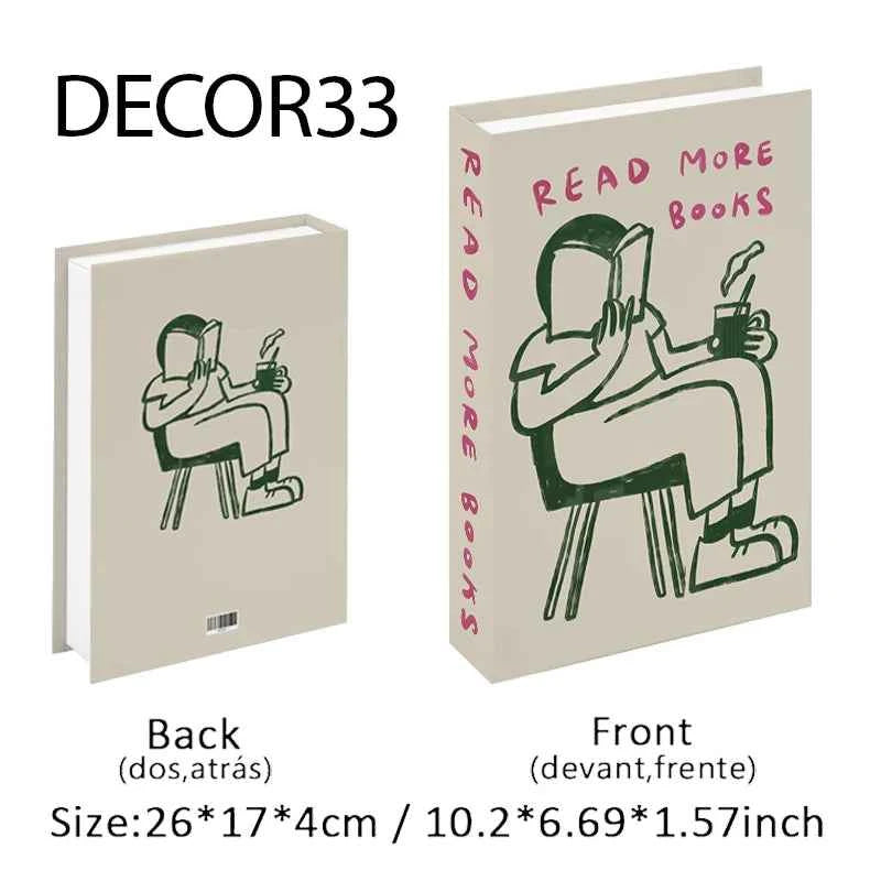Fashion Fake Books Decoration Home Club Hotel Room Designer Books Coffee Table Books Box Simulation Prop Books Desktop Ornaments