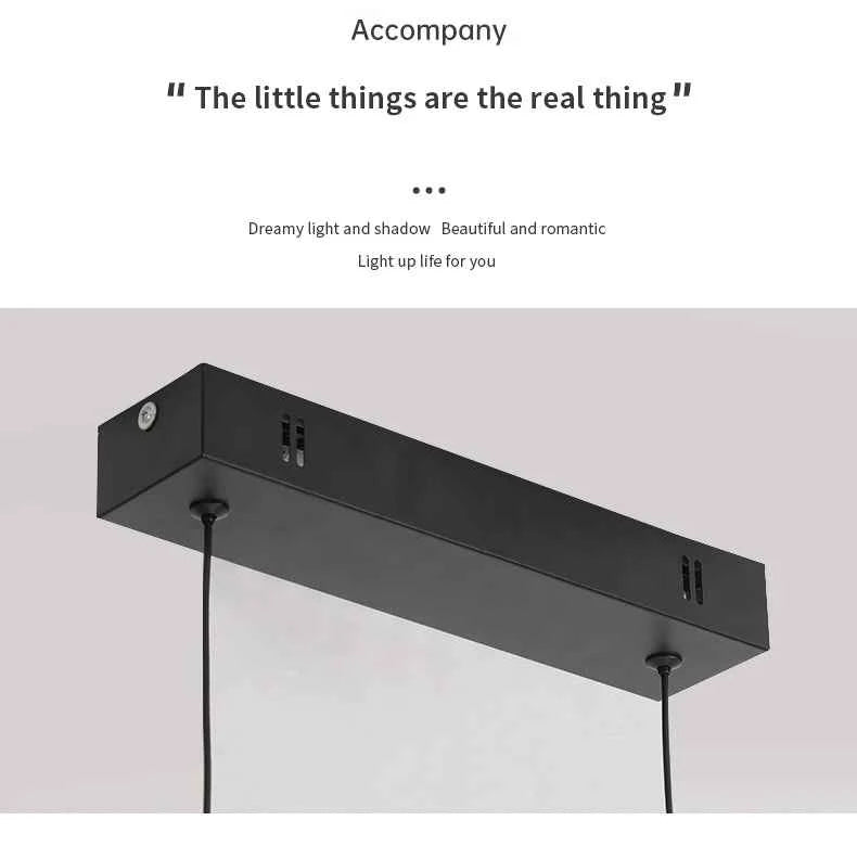 Pendant Lights Modern Simple Dining Room Lights For Kitchen Long Chandelier Living Room Pendant Lamp Home Decoration Lighting