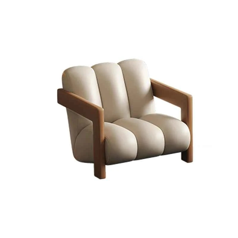 Curved Individual Living Room Sofas Corner Recliner Luxury Nordic Sofas Modern Cloud Single Floor Designer Wood Divano Furniture