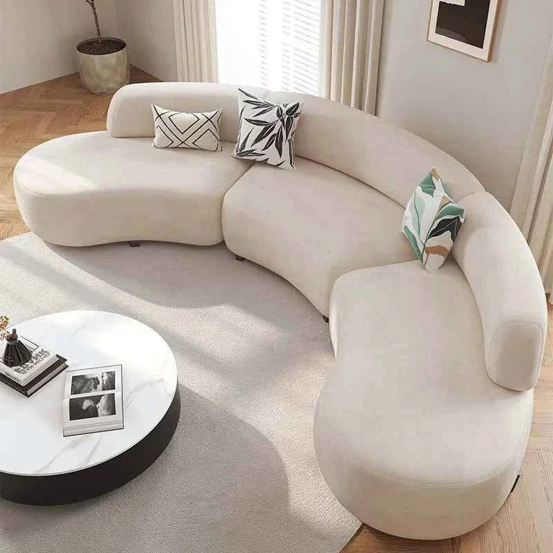 Designer Modern Living Room Sofas Lazy Luxury Gaming Children Sofas Minimalist Replica Floor Curved Wood Divano Home Furniture