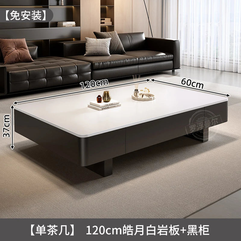 Unique Creative Coffee Table Living Room Service Writing Aesthetic Decoration Side Table Modern Couchtisch Ornaments Home Decor