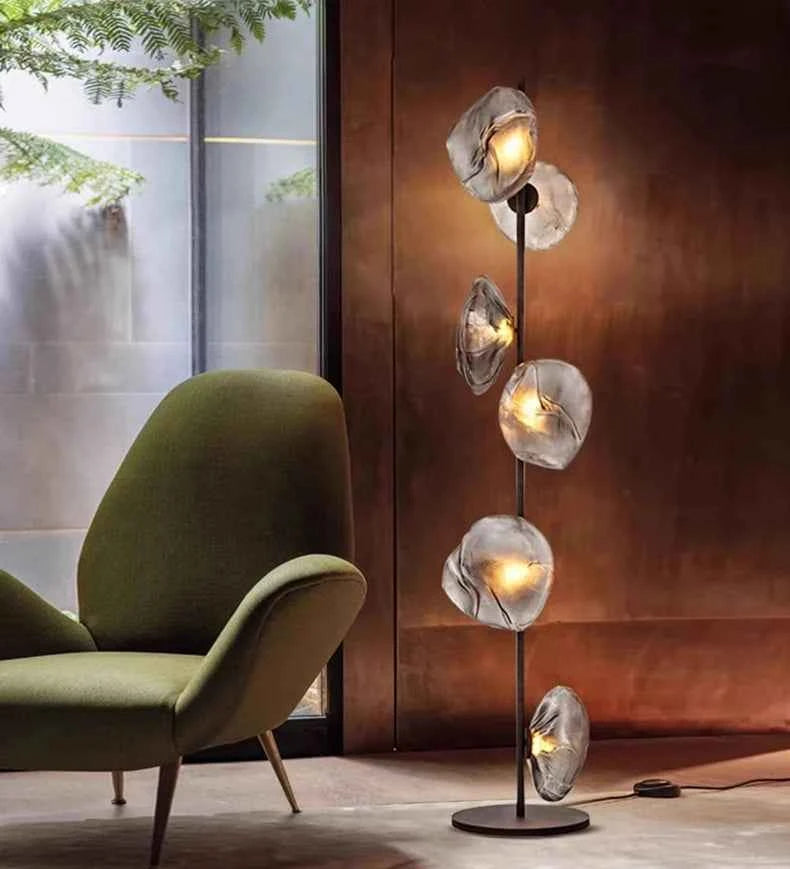 Modern LED Floor Lamp for Living Room Bedroom, Dimmable Standing Lamp with Remote Control, 3 Color Temperatures.