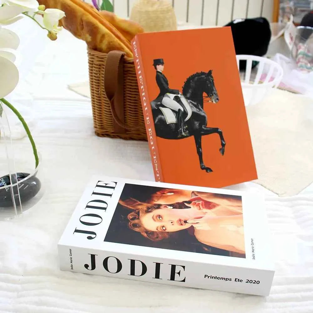 Living Room Decoration Fake Book Home Hotel Decorative Books Bookcase Prop Books Shelf Ornaments Coffee Table Books Box