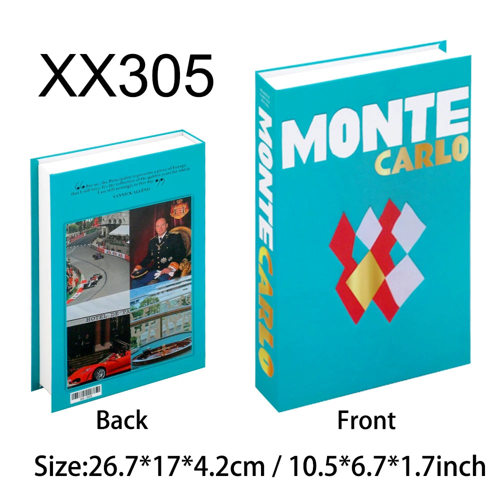 Living Room Decoration Fake Book Home Hotel Decorative Books Bookcase Prop Books Shelf Ornaments Coffee Table Books Box - The Homemakers Hub