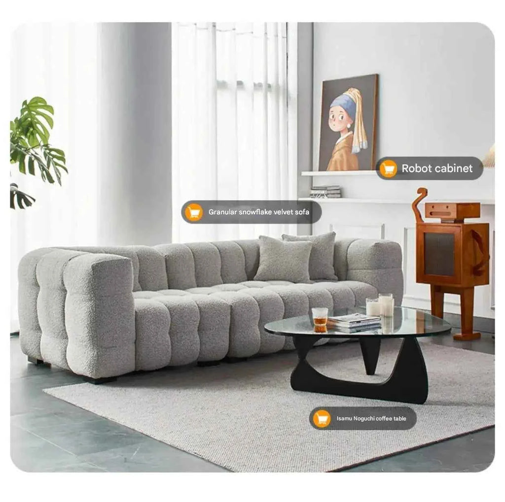 Nordic Luxury Puff Sofa Relaxing Comfortable Modern Designer Sofa Single Elegant Soft Canape Salon De Luxe Home Furniture