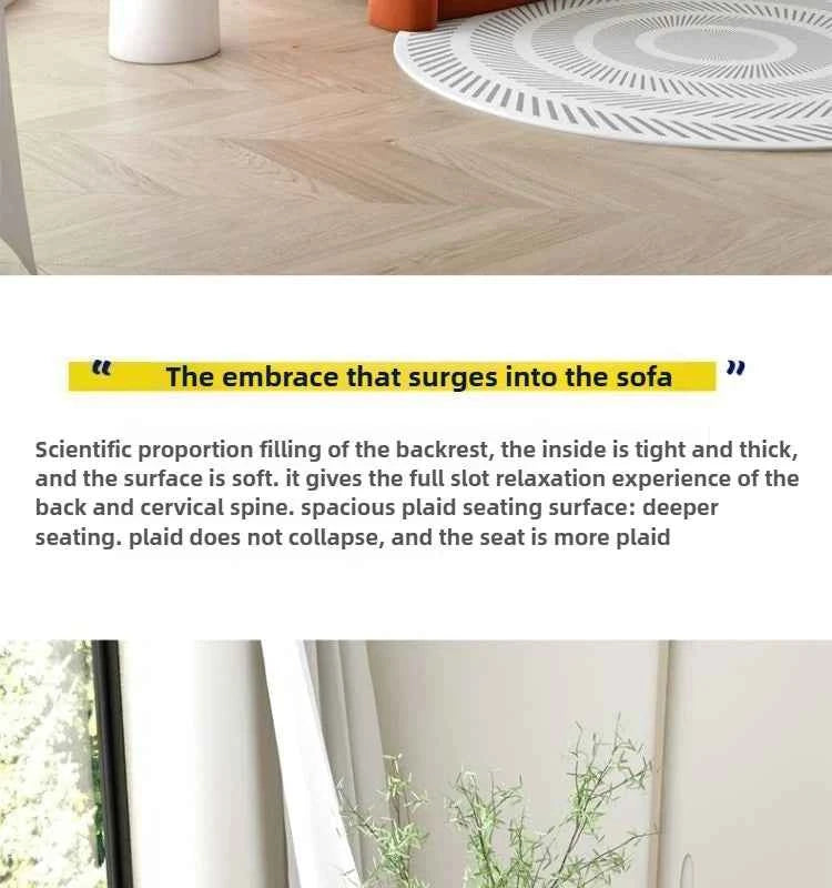 Minimalist Sofa Chair for Leisure - Curved Balcony Chair for Lazy Living Room