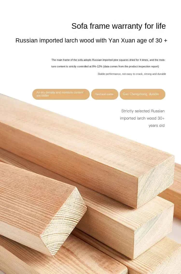 Big White Rocking Chair - Stylish Single Lazy Sofa for Living Room, Balcony, and Bedroom