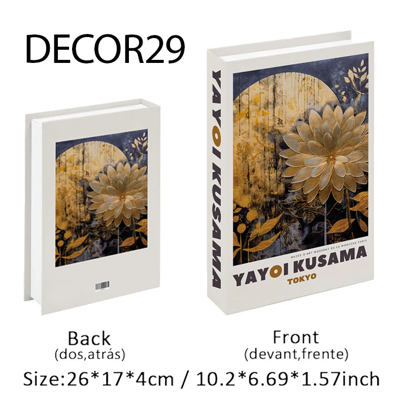 Fashion Fake Books Decoration Home Club Hotel Room Designer Books Coffee Table Books Box Simulation Prop Books Desktop Ornaments - The Homemakers Hub