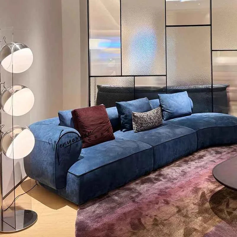 Minimalist Cloud Living Room Sofas Gaming Reclinable Replica Makeup Sofas Individual Curved Office Wood Divano Home Furniture