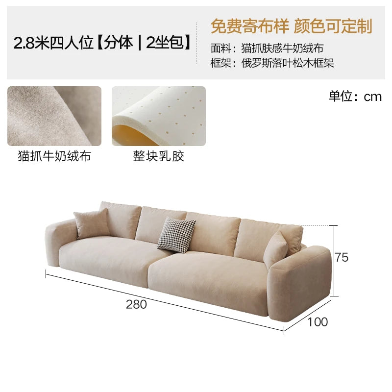 Minimalist Multifunctional Sofas Living Room Modern Classic Lazy Sofas Comfortable Apartment Meuble De Salon Home Decoration - The Homemakers Hub