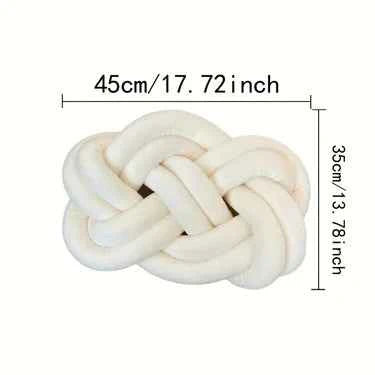 1pc Soft Decorative Knot Pillow for Couch and Bedroom Comfort and Style