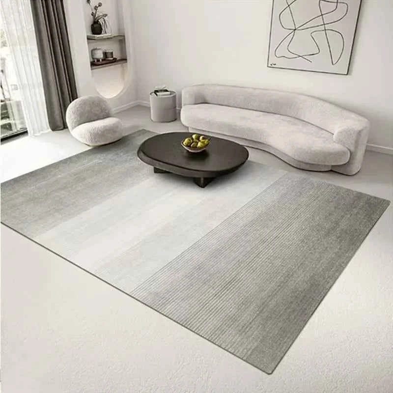 Modern Simple Living Room Decoration Carpet Large Area Soft Lounge Rug Gray Nordic Rugs for Bedroom Washable Anti-slip Floor Mat