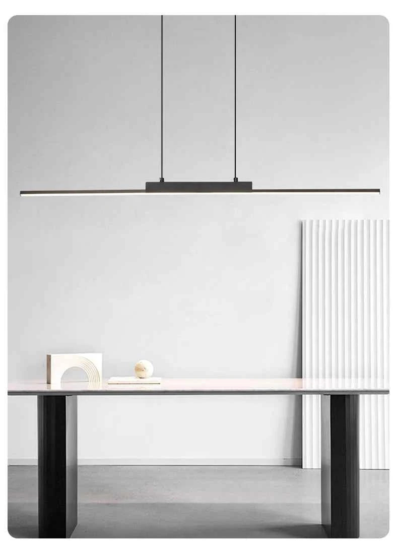 Pendant Lights Modern Simple Dining Room Lights For Kitchen Long Chandelier Living Room Pendant Lamp Home Decoration Lighting