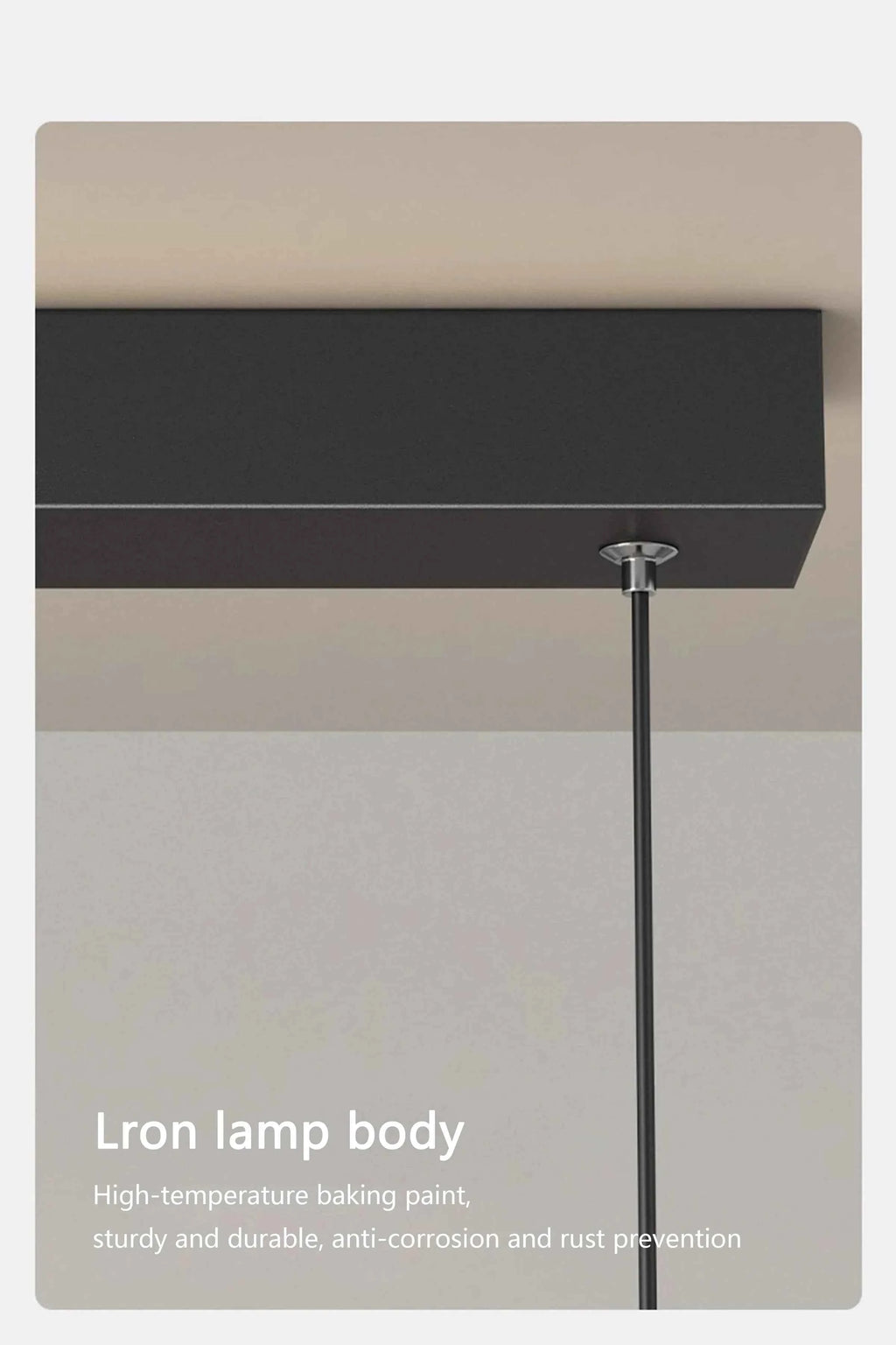 Minimalist Long Strip Restaurant Ceiling Chandelier Home Decor Bedroom Living Room Pendant Light Dining Table Bar Hanging Lamps