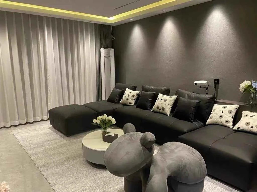 Modern Simple Living Room Decoration Carpet Large Area Soft Lounge Rug Gray Nordic Rugs for Bedroom Washable Anti-slip Floor Mat