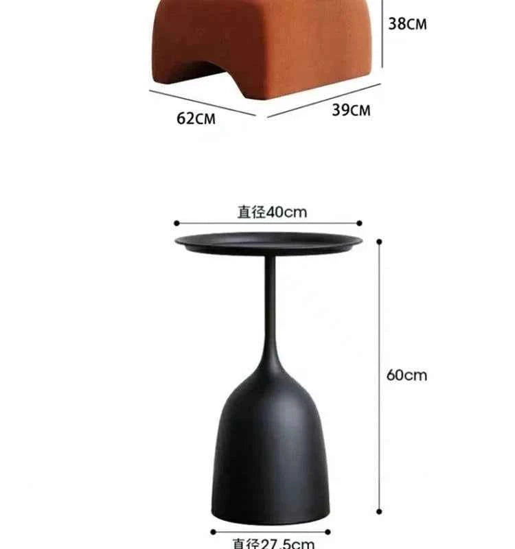 Minimalist Sofa Chair for Leisure - Curved Balcony Chair for Lazy Living Room