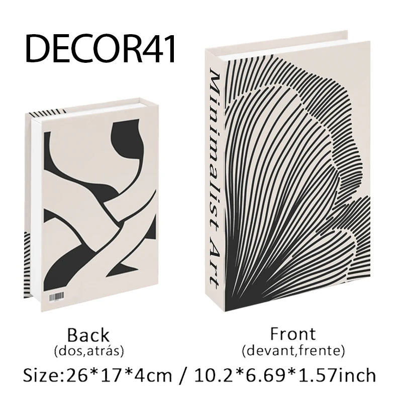 Fashion Fake Books Decoration Home Club Hotel Room Designer Books Coffee Table Books Box Simulation Prop Books Desktop Ornaments - The Homemakers Hub