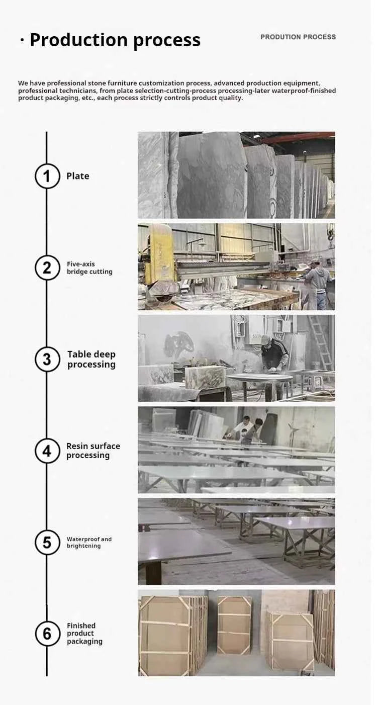 Italian Luxury Freeform Coffee Table w/ Metal Base -Designer Marble Top & Waterproof Surface for Villa Mansion Living Room Decor