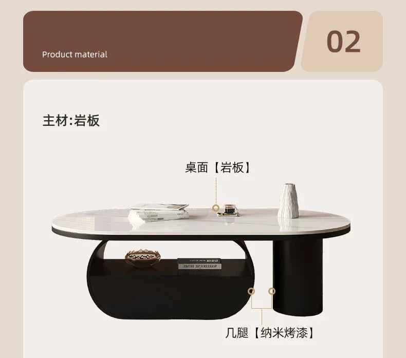 Living Room Decoration Side Table Kitchen Accessories Luxury Nordic Designer Coffee Table Books Couchtisch Salon Furniture