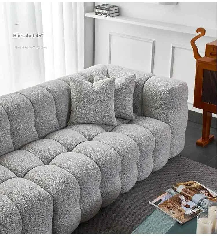 Nordic Luxury Puff Sofa Relaxing Comfortable Modern Designer Sofa Single Elegant Soft Canape Salon De Luxe Home Furniture