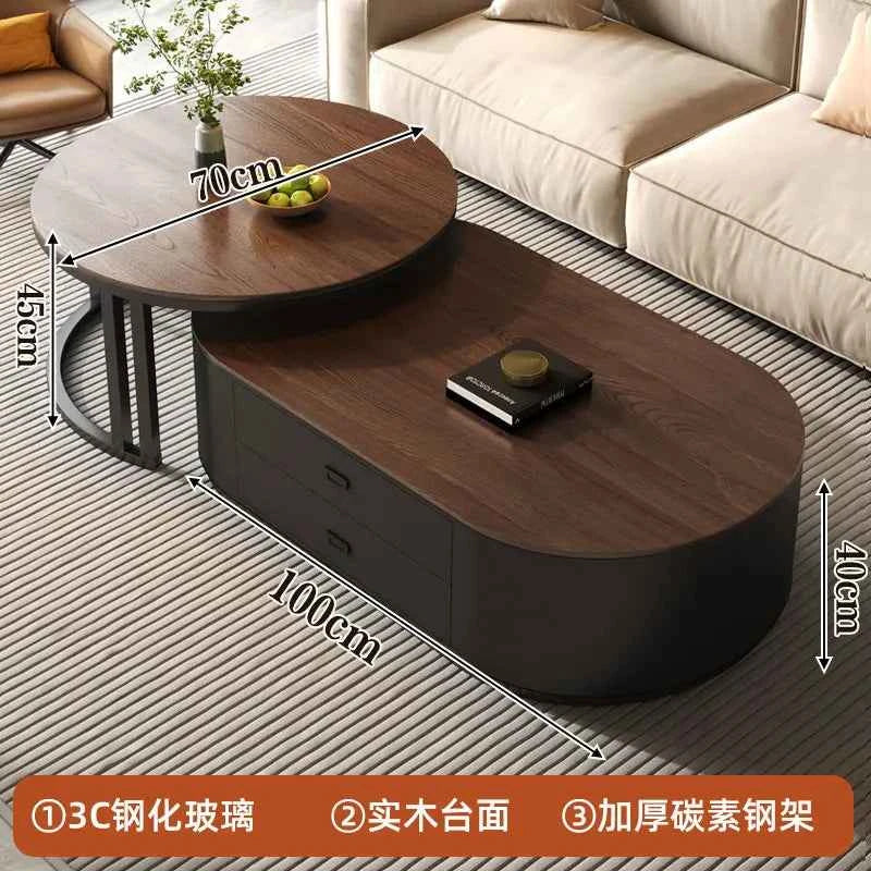 Modern Luxury Coffee Table Nordic Design Storage Coffee Tables Unique Aesthetic Mesa De Centro Sala Living Room Furniture