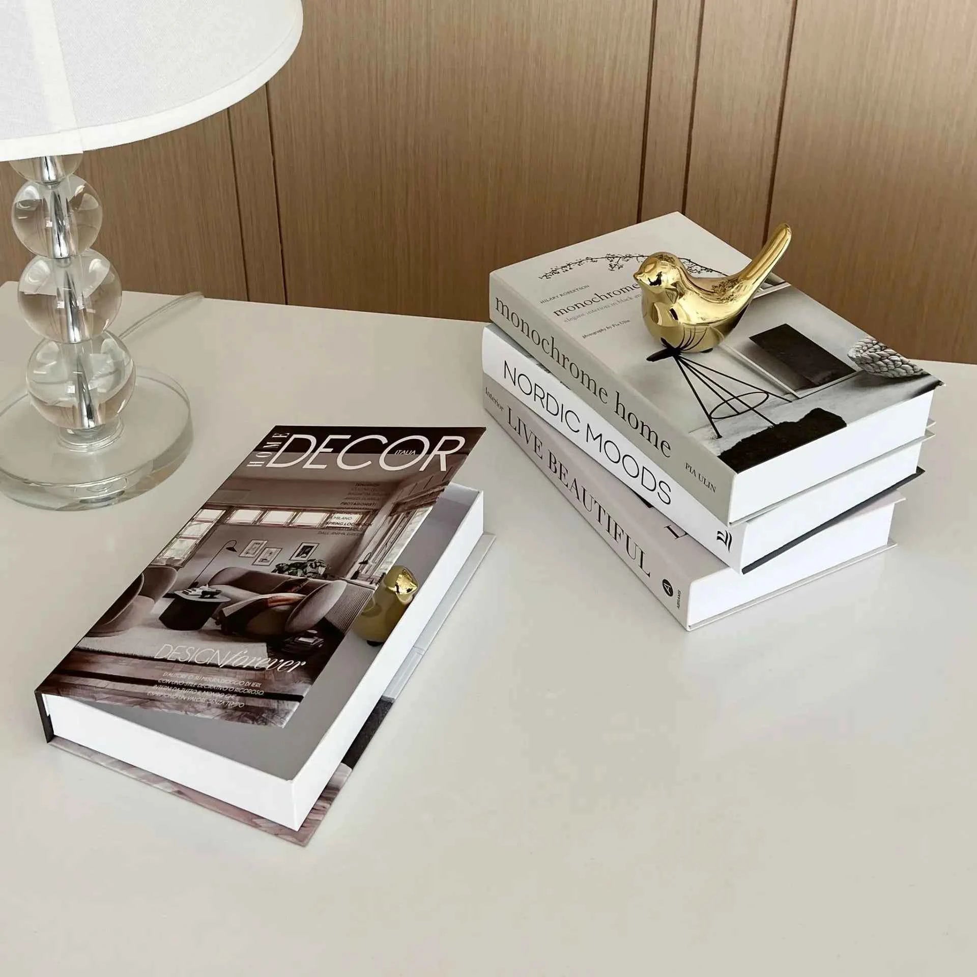 Fashion Art Openable Fake Books for Decoration Storage Box New Hotle Decorative Book for Living Room Simulation Books Home Decor