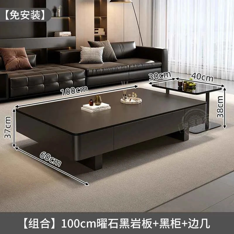Unique Creative Coffee Table Living Room Service Writing Aesthetic Decoration Side Table Modern Couchtisch Ornaments Home Decor