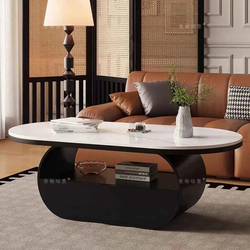 Living Room Decoration Side Table Kitchen Accessories Luxury Nordic Designer Coffee Table Books Couchtisch Salon Furniture