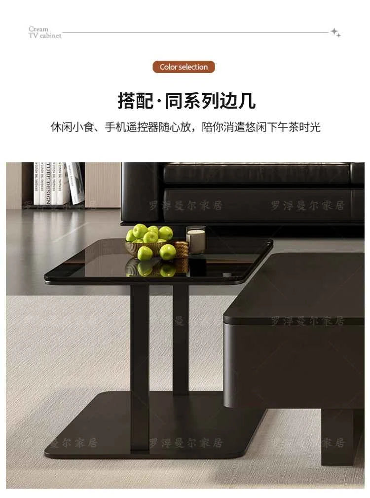Unique Creative Coffee Table Living Room Service Writing Aesthetic Decoration Side Table Modern Couchtisch Ornaments Home Decor