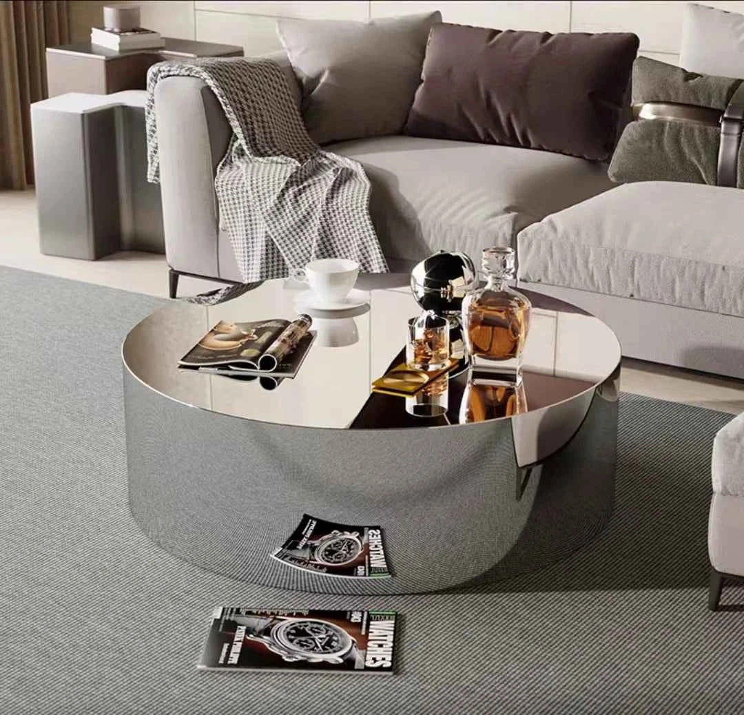 Metal Industrial Coffee Table Aesthetic Unique Minimalist Designer Side Table Modern Luxury Mesa Auxiliar Postmodern Furniture