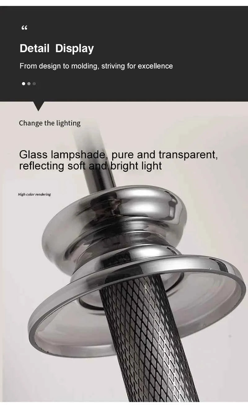 Minimalist LED Suspended Pendant Lamps for Dinning Room Kitchen Adjustable line Chandelier Lighting Fixtures for Restaurant