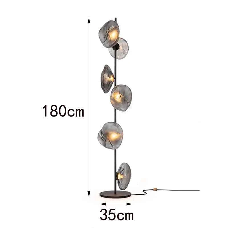 Modern LED Floor Lamp for Living Room Bedroom, Dimmable Standing Lamp with Remote Control, 3 Color Temperatures.