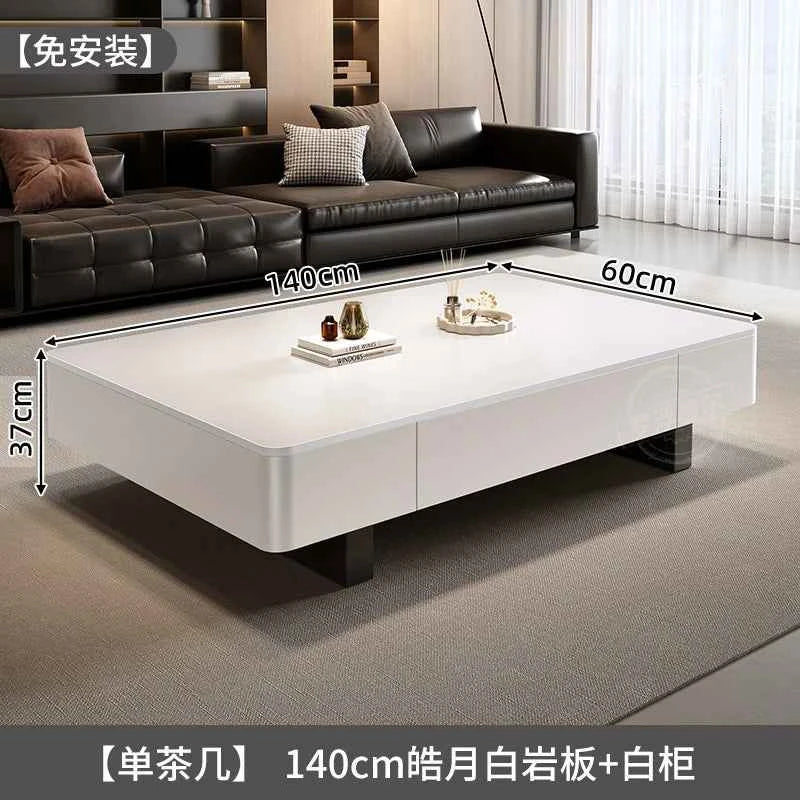 Unique Creative Coffee Table Living Room Service Writing Aesthetic Decoration Side Table Modern Couchtisch Ornaments Home Decor