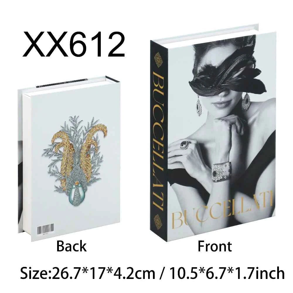 Living Room Decoration Fake Book Home Hotel Decorative Books Bookcase Prop Books Shelf Ornaments Coffee Table Books Box