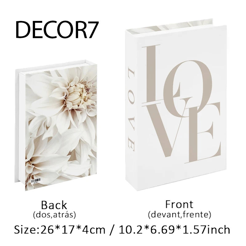 Fashion Fake Books Decoration Home Club Hotel Room Designer Books Coffee Table Books Box Simulation Prop Books Desktop Ornaments - The Homemakers Hub