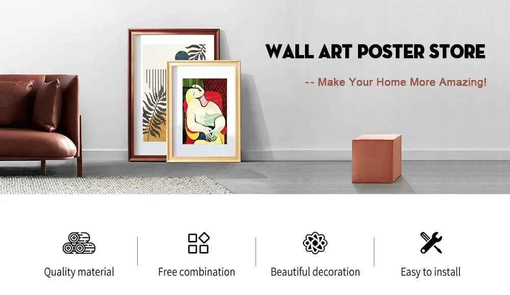 3PCS Black and Golden Flower Wall Art Canvas Painting for Living Room Decor Modern Abstract Posters Home Decor