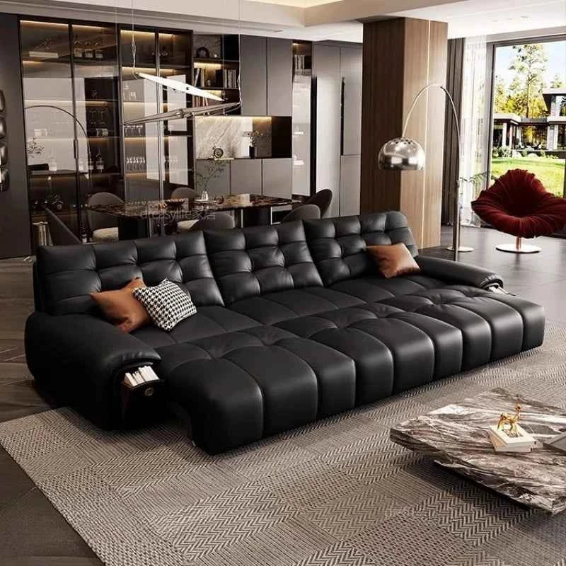 Minimalist Modern Living Room Sofas Futon Couch Armchair Multifunctional Sofas Balcony Patio Relaxing Wood Divano Furniture