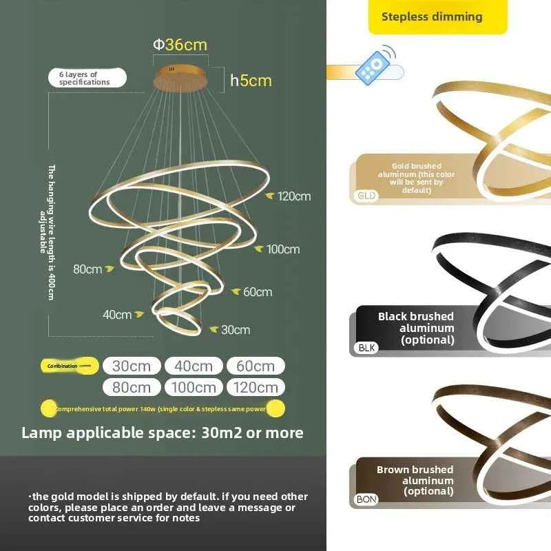 Luxury Large Pendant Lamp, Creative Design Chandelier for Loft, Duplex, Hotel Lobby, Living Room Decor