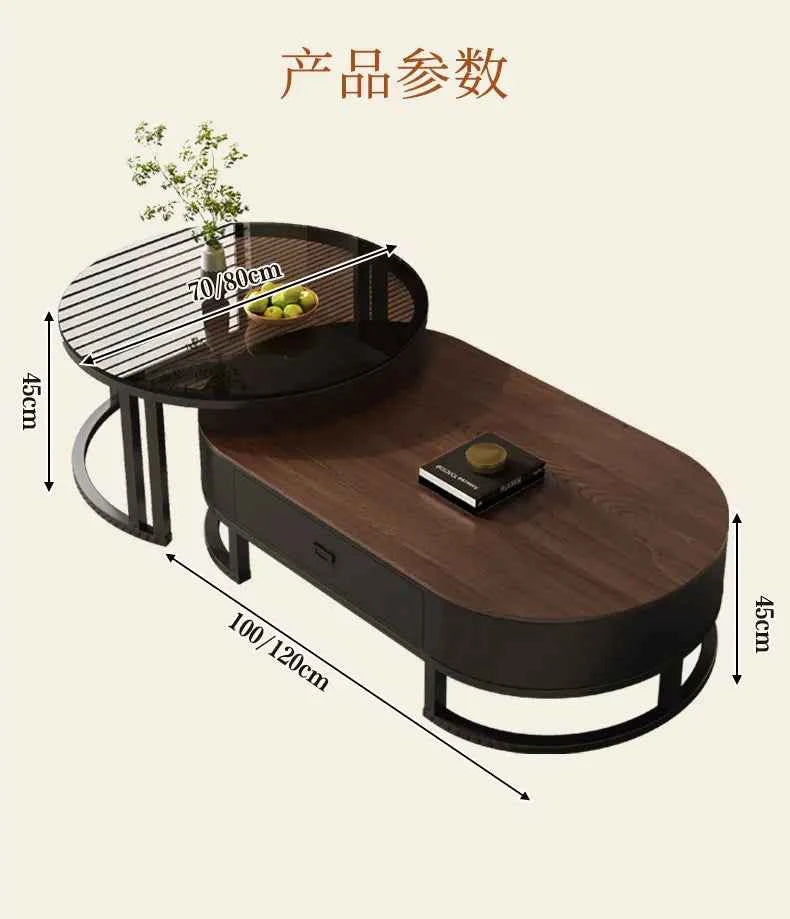 Modern Luxury Coffee Table Nordic Design Storage Coffee Tables Unique Aesthetic Mesa De Centro Sala Living Room Furniture
