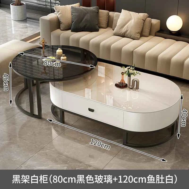 Modern Luxury Coffee Table Nordic Design Storage Coffee Tables Unique Aesthetic Mesa De Centro Sala Living Room Furniture