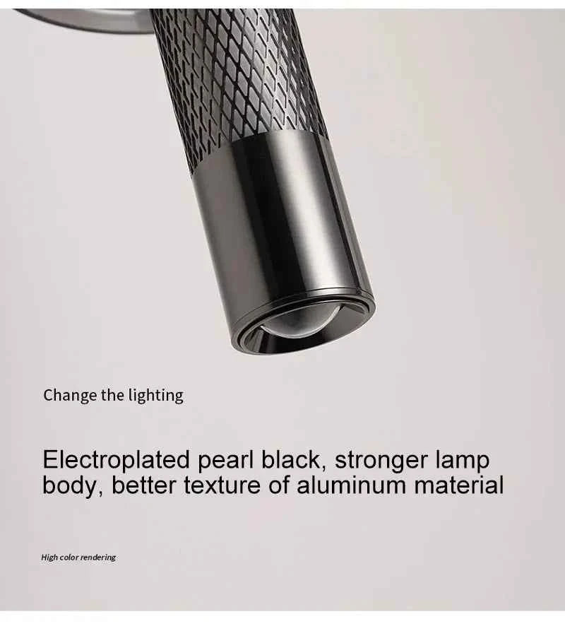 Minimalist LED Suspended Pendant Lamps for Dinning Room Kitchen Adjustable line Chandelier Lighting Fixtures for Restaurant