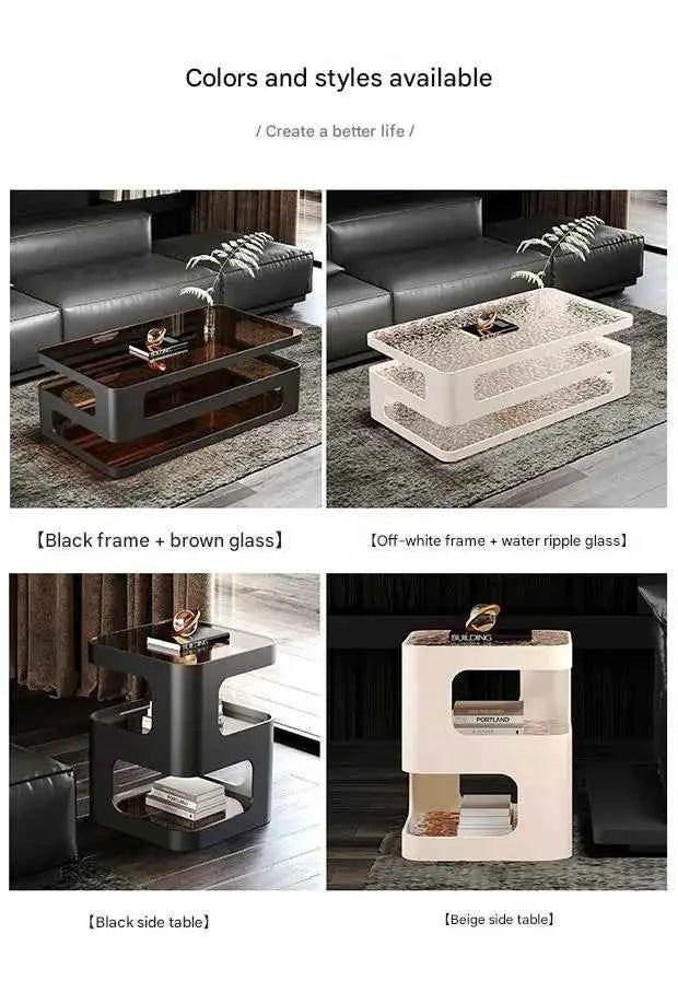 Accessories Luxury Coffee Table Bedroom Nordic Books Designer Coffee Table Minimalist Cute Cheap Glass Couchtisch Furniture