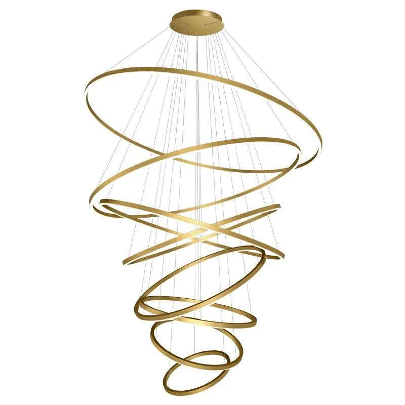 Luxury Large Pendant Lamp, Creative Design Chandelier for Loft, Duplex, Hotel Lobby, Living Room Decor