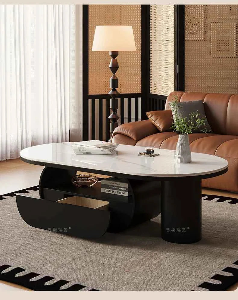 Living Room Decoration Side Table Kitchen Accessories Luxury Nordic Designer Coffee Table Books Couchtisch Salon Furniture