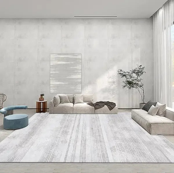 Modern Simple Living Room Decoration Carpet Large Area Soft Lounge Rug Gray Nordic Rugs for Bedroom Washable Anti-slip Floor Mat - The Homemakers Hub